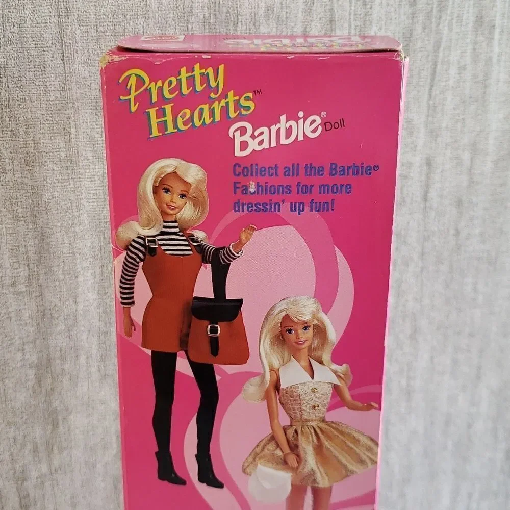Vintage 1995 Mattel Pretty Hearts Barbie New in Original Sealed Box